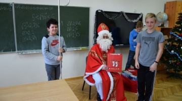 Wizyta Św. Mikołaja w szkole