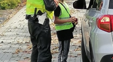 Spotkanie z policjantami Komendy Miejskiej Policji w Tarnowie oraz akcja „Jabłko – cytryna”