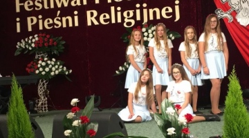 I miejsce na VII Ogólnopolskim Festiwalu Piosenki i Pieśni Religijnej „Miłosierdzie Boże wyśpiewać chcę”