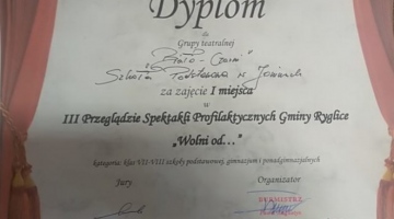 III Gminny Przegląd Spektakli Profilaktycznych  Wolni od ...