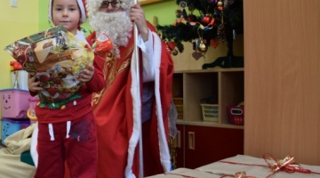 Wizyta Św. Mikołaja w oddziale przedszkolnym