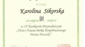 Konkurs Przyrodniczy 