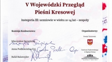 V Wojewódzki Przegląd Pieśni Kresowej