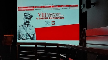Finałowa gala VIII Powiatowego Konkursu Wiedzy o Józefie Piłsudskim.