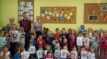 Bibliotekarze z wizytą w przedszkolu